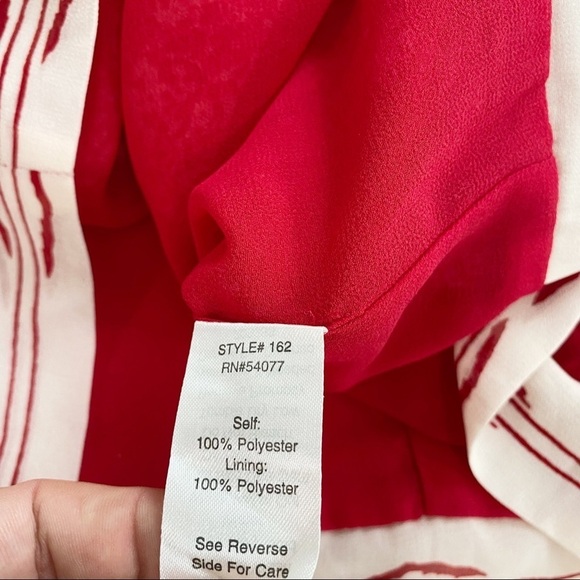Cabi Red Spaghetti Strap Blouse Style 162 – Romance Top Sz XS - Picture 9 of 11